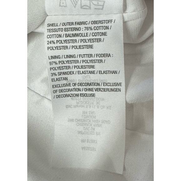 QVC Susan Graver Tweed Shawl Collar Blazer w/ Fray Trim White/Black NWOT Size 14 - Picture 5 of 8